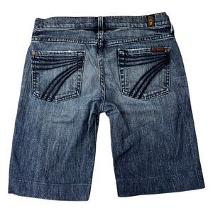 7 For All Mankind Dojo Denim Shorts Women’s Size 26